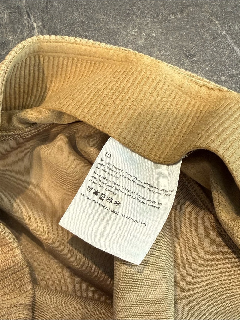 Lululemon high rise groove softstreme nulu flare leggings size 10 allspice - Picture 4 of 8